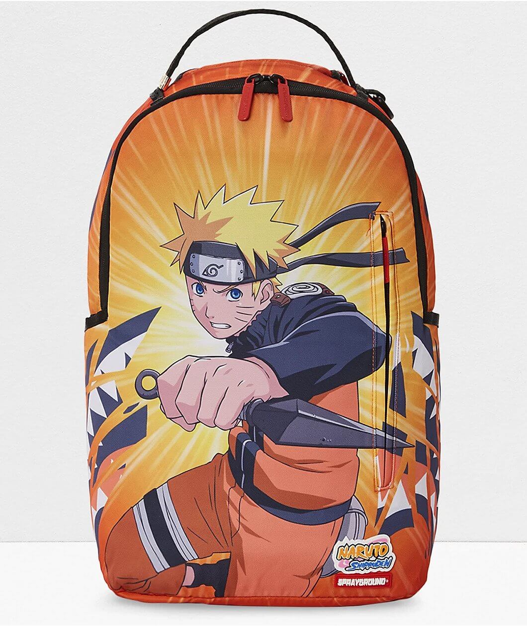Naruto Shippuden Breakout Shark Orange Backpack
