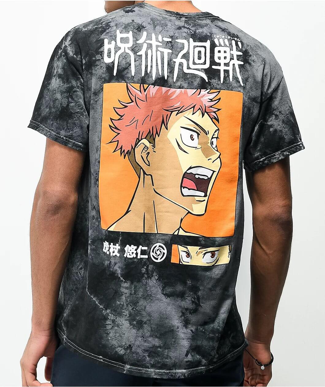 Jujutsu Kaisen Itadori Tie Dye Tee